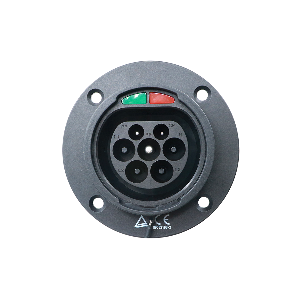32a iec 62196-2 ev гнездо ev зарядное устройство разъем