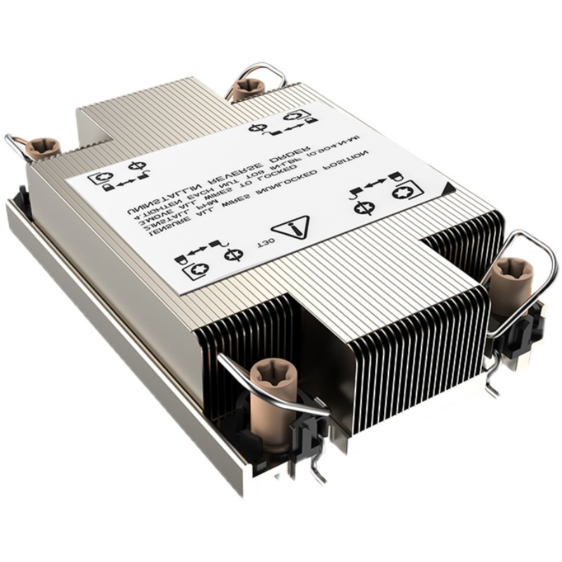 Silent Lga 4189 1u Cpu сервер пассивный кулер Настольный компьютер вентилятор для Supermicro материнской платы X12dpg-Nt6 /X12dpi-N6 /X12dai-N6