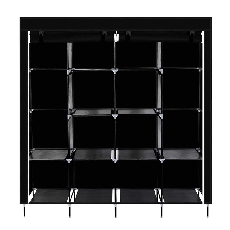Portable Cloth Wardrobe Fashion Wardrobe Economical and Practical Storage Wardrobe Non-woven Fabric Bedroom Storage Cabinet
