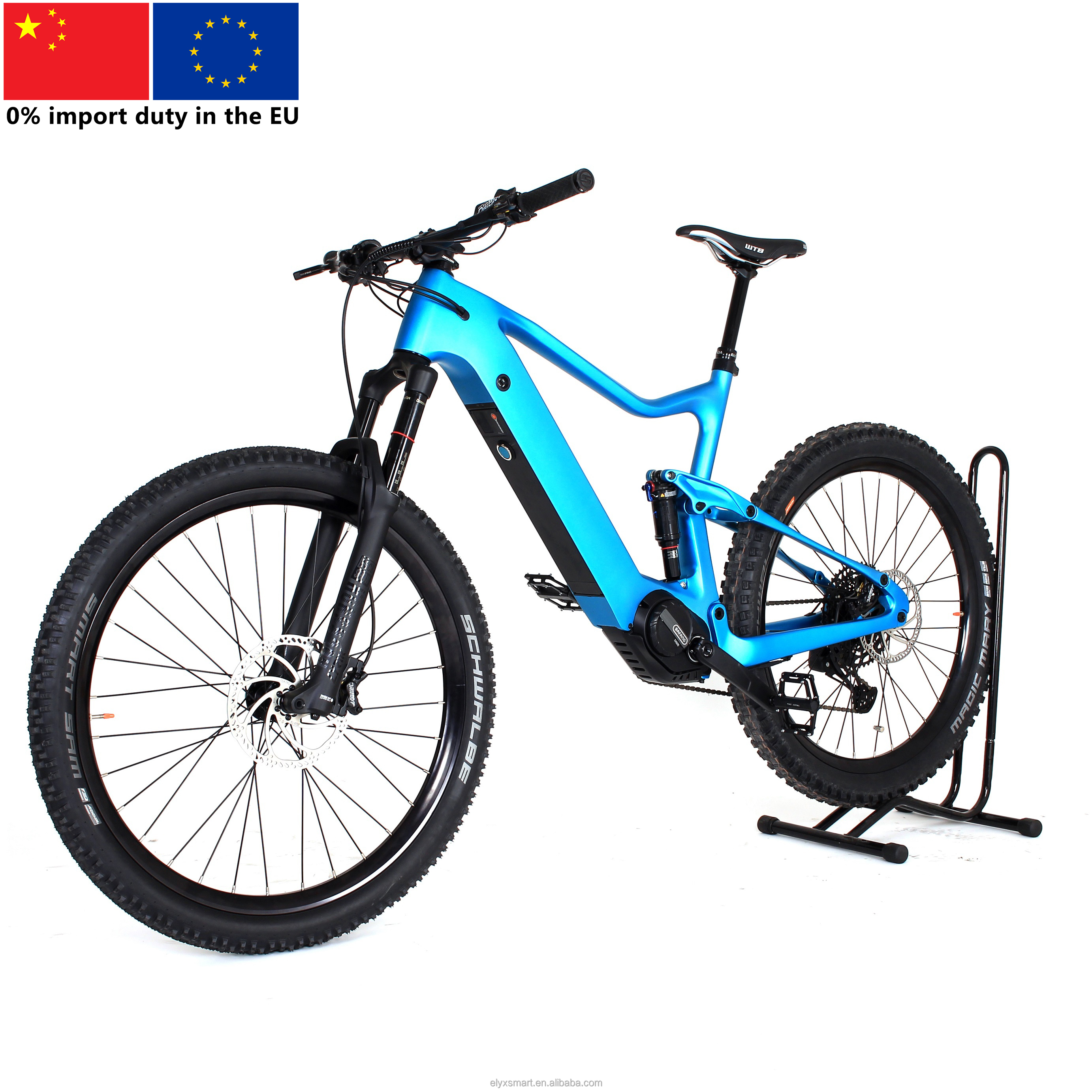Elyxon 2021 новые продукты MTB Bafang 500 Вт Mid Motor карбоновая рама Trail для электрического велосипеда 48V велосипеда Enduro полный подвес велосипеда