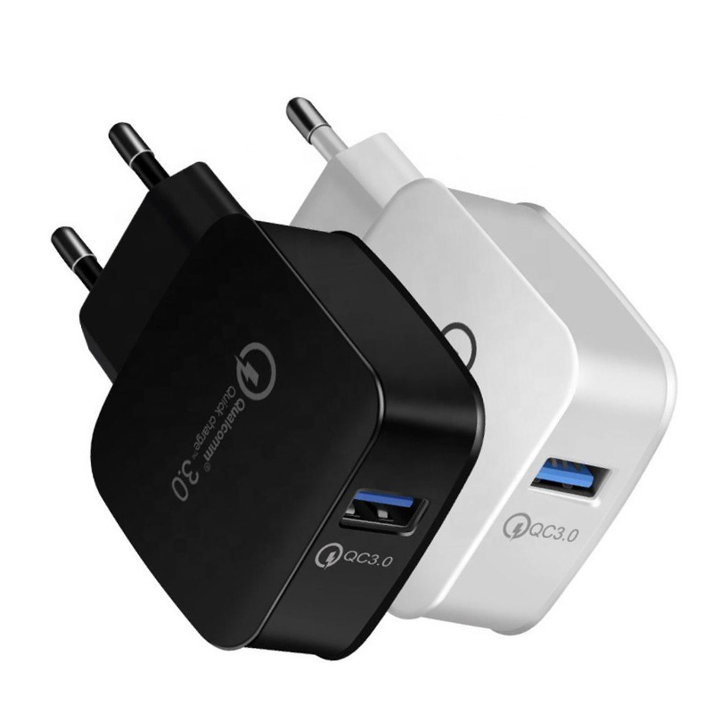 Высокое качество QC3.0 быстрой зарядки 18 Вт 1 порт USB QC 3,0 стены Быстрая Зарядка адаптер питания для мобильного телефона разъема стандарта ЕС и США