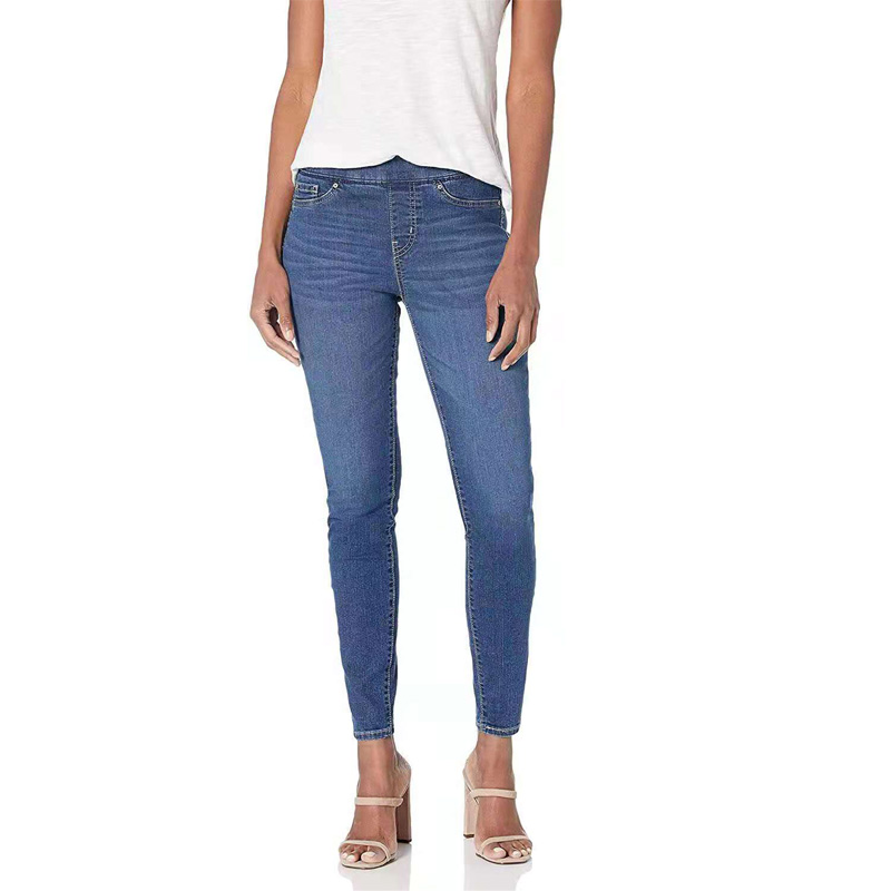 Women's Totally Shaping Pull On Skinny Jeans Stretch Jeans Custom Ladies Denim Pants