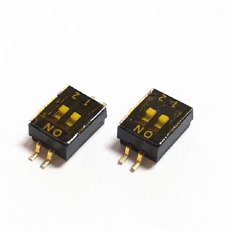 Кнопочный переключатель с 2 позициями dip-переключатель типа PCB dip-переключатель