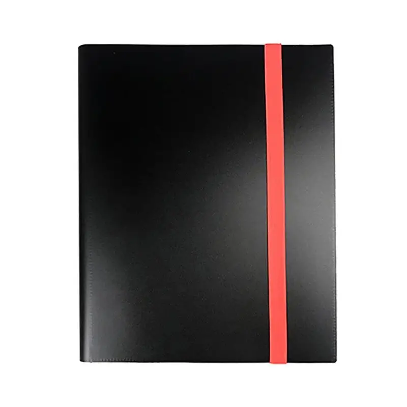 360 Pockets Trading Card Sleeves Binder Standard Size Trading Card Holder Protector Card Album Red