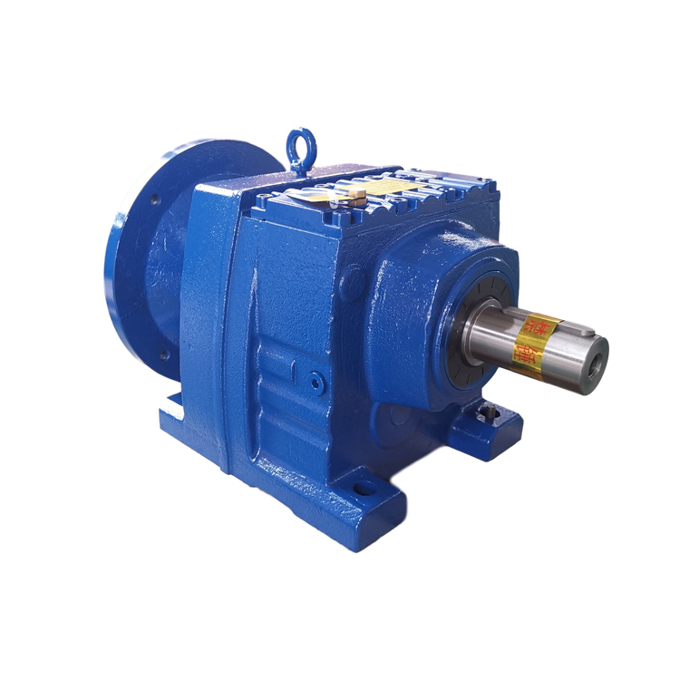 high speed R type food processing machinery speed reducer helical gear