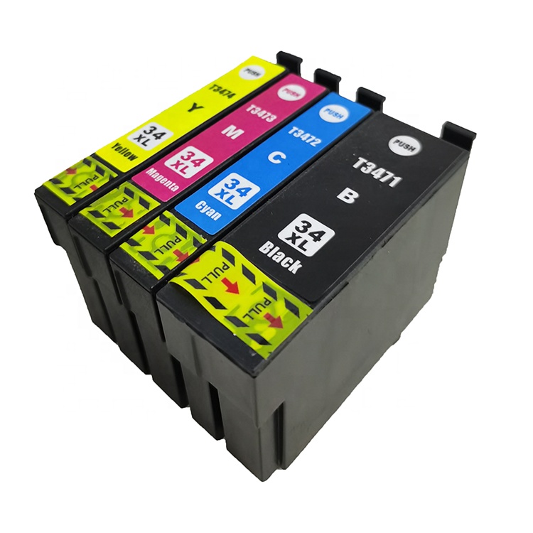 Оптовая продажа чернильный картридж для принтера Epson WorkForce Pro WF-3725DWF/3720DWF для Epson T3471 T3472 T3473 T3474