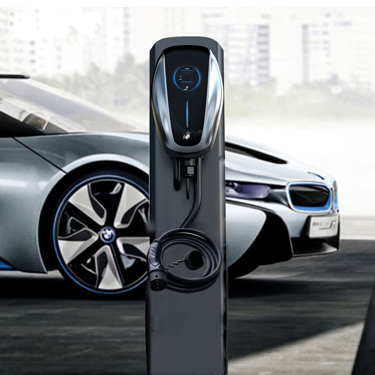 fisher New Wall Mounted Electric Vehicle Chargers 32a 1 phase AC Car Charging Wallbox Ev Charger Stations with OCPP