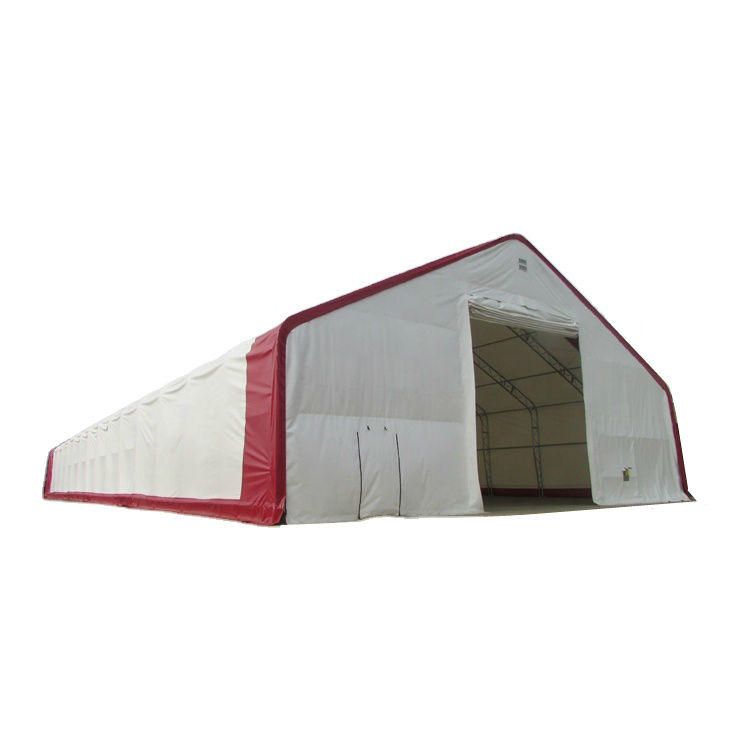 Сверхпрочная складская палатка из ПВХ W50' x L150 'x h26'