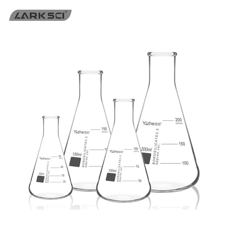Larksci Flask Glassware Laboratory Glass Conical Flask With Best Price