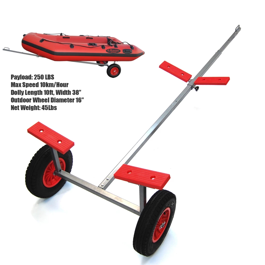 inflatable boat launching dolly small inflatable dinghy trailer