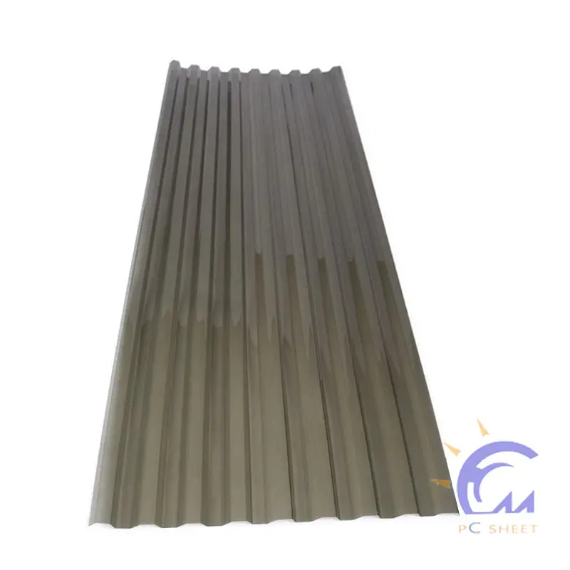 UV protect polycarbonate corrugated sheet wave sheet profile sheet for roofing