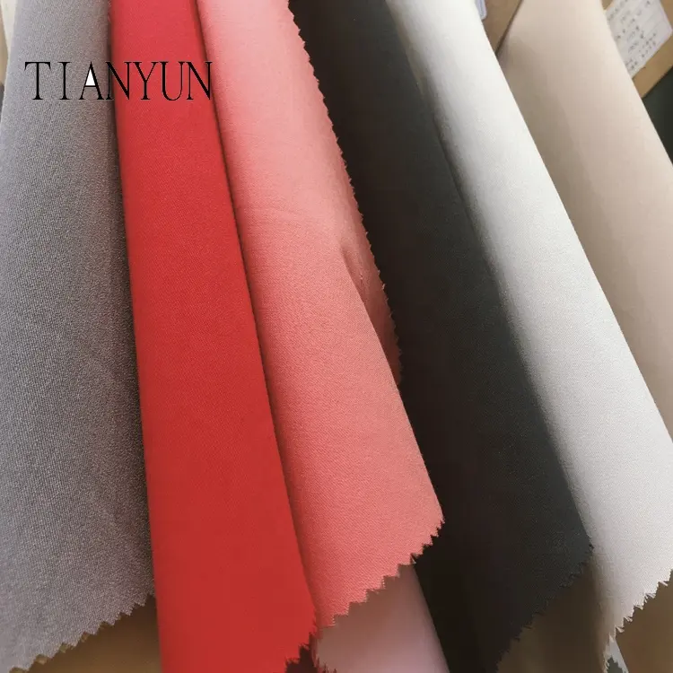 80% Polyester 18% Rayon Fourway 2% Spandex Fabrics,4 Way Strech Fabric