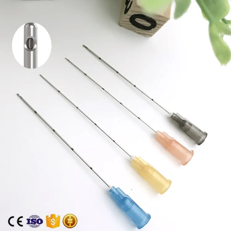 beauty injectable hyaluronic acid filler cannula blunt tip 25G 22G 27G needle china supplier