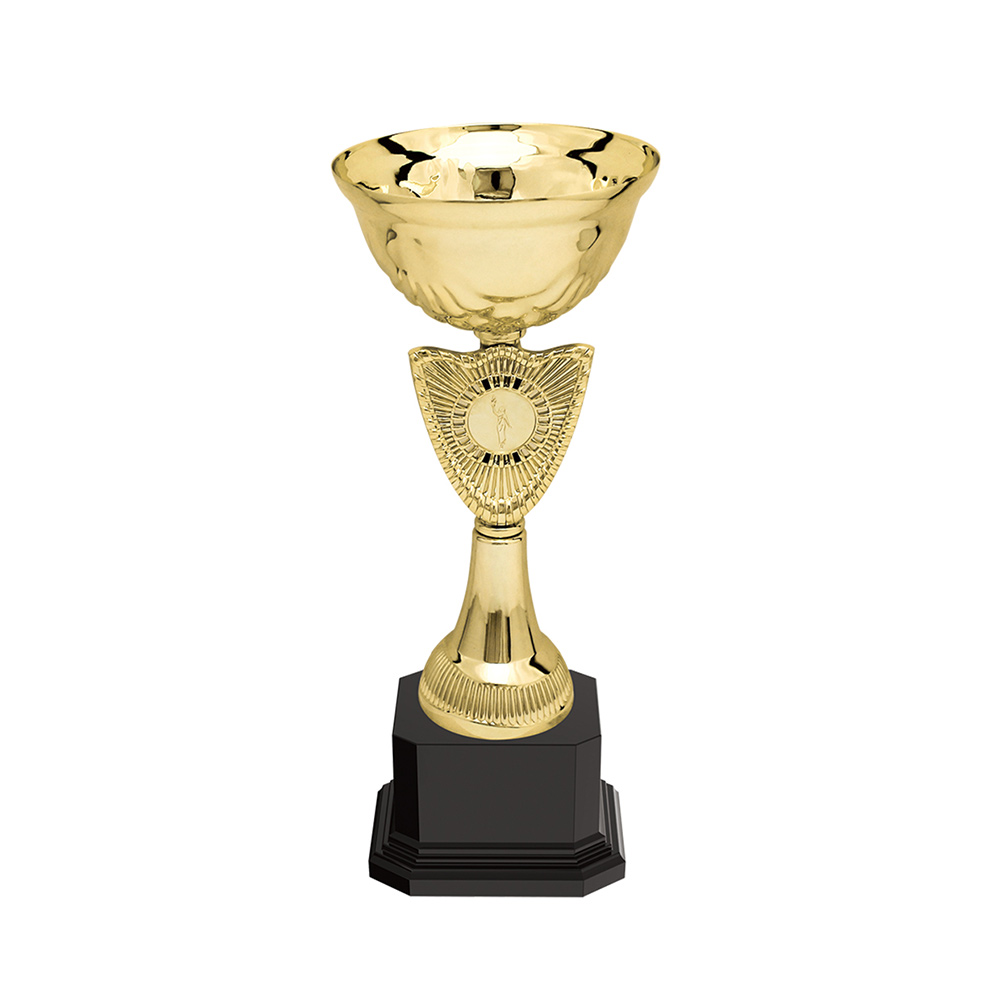 Latest popular metal winner trophy cup manufacturer cheap glitter trophy