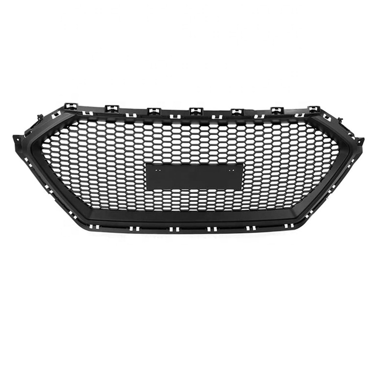 Car Front Center Grills Auto Replacement Part Grill Mesh Hood Front Center Middle Grille for Hyundai Elantra 2017