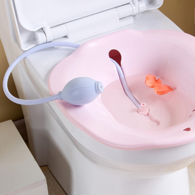 Sitz Bath for Over The Toilet Postpartum Care, Anal Postoperative Care Basin, for Hemorrhoids