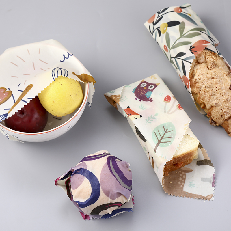Christmas food Beeswax food packaging organic beeswax packaging reusable beeswax food storage packaging