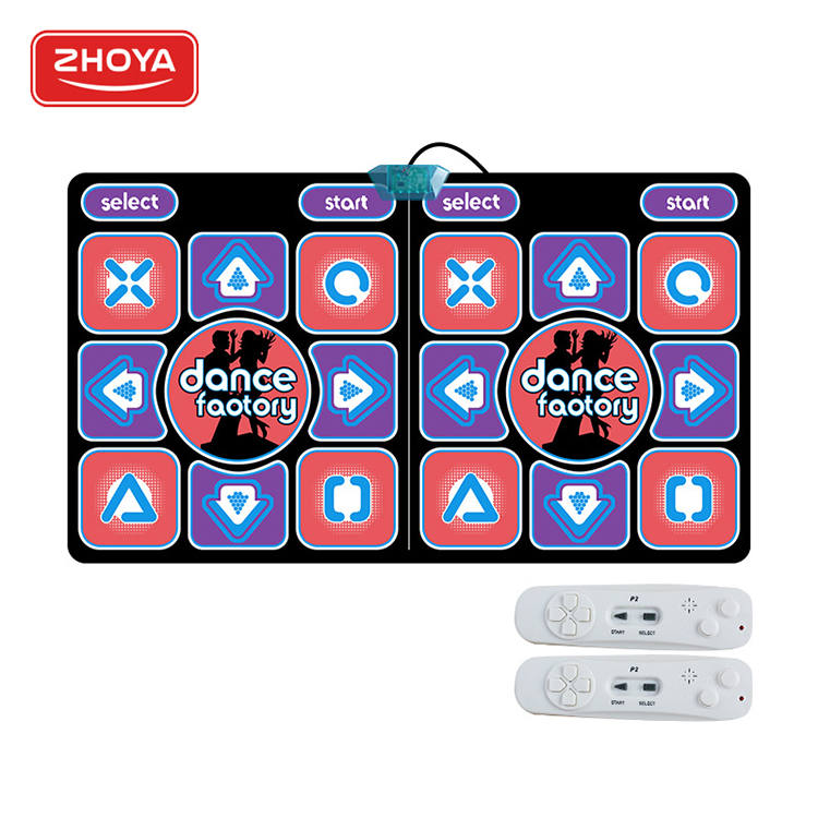 Zhoya Wireless For Computer TV Game Mats Motion Sensing Padded Bungee Harness USB Unisex Light Dance Pad