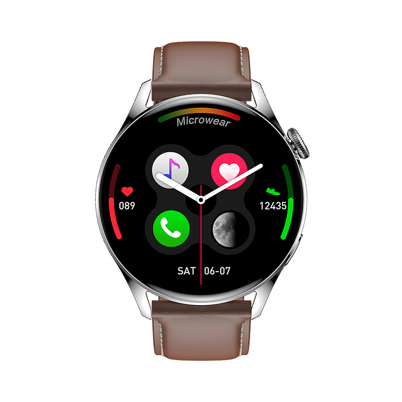 Karen M Smart Watch Wear 3 Calling Heart Rate Monitoring SMS Push Custom Watch Face Round Smartwatch PK DT3
