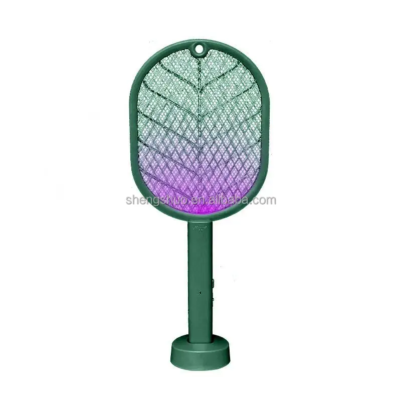 USB Rechargeable Summer Mosquito Swatter Kill Fly Bug Zapper Killer Trap 3000V Electric Insect Racket Swatter Zapper