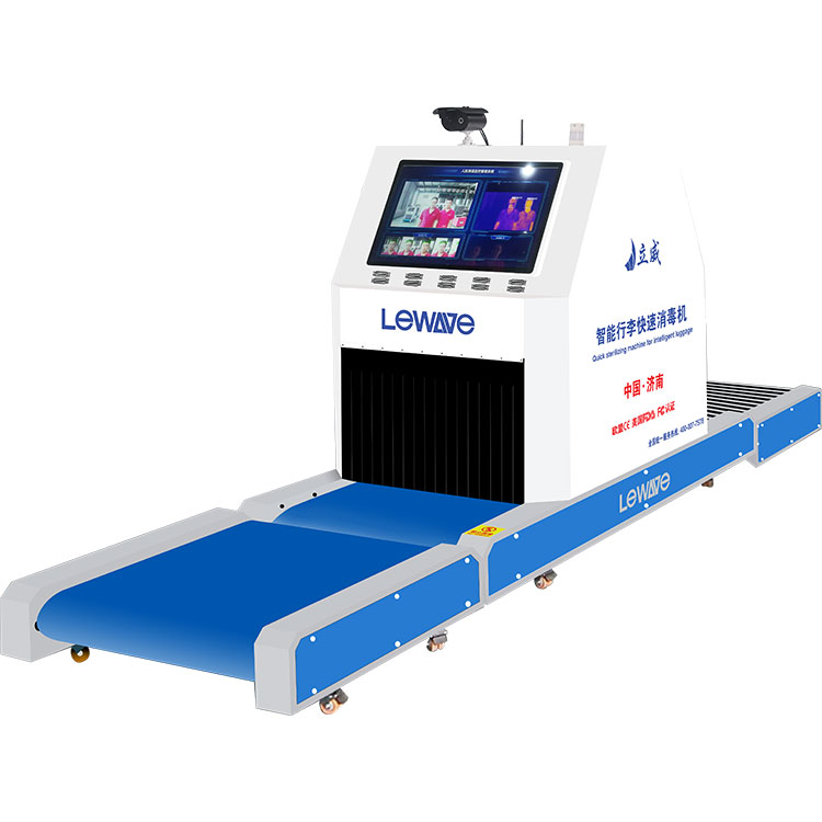 High tunnel effective airport trolley luggage box disinfection sterilization machine