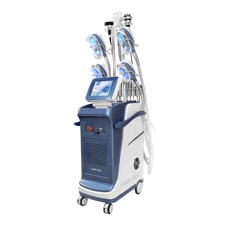 Cryo 360 машина для коррекции контура тела, лазерная машина для похудения, Крио-кожа с 5 ручками