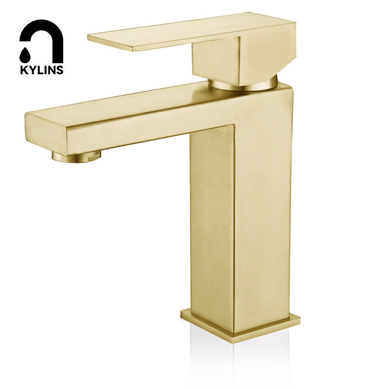 China Manufactures Taps Temperature Control 304 Stainless Steel Basin Faucet Mixer