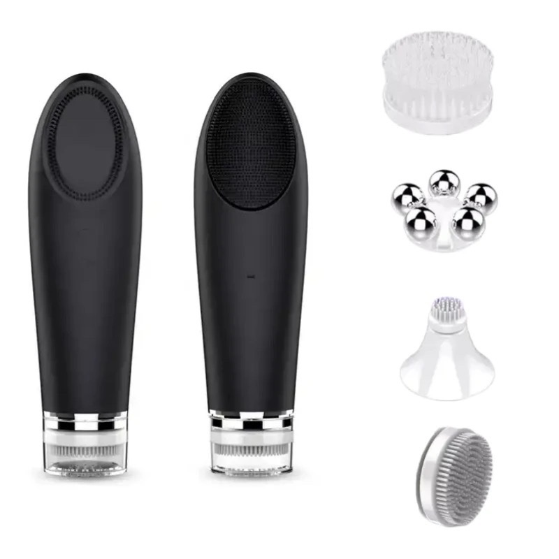 electric face cleaning brush Deeply clean and warm massage multifunctional facial and eye hot compress massager beauty device
