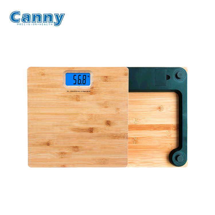 Canny Good quality 180kg Unique OEM factory bamboo personal body weighing Scale in household