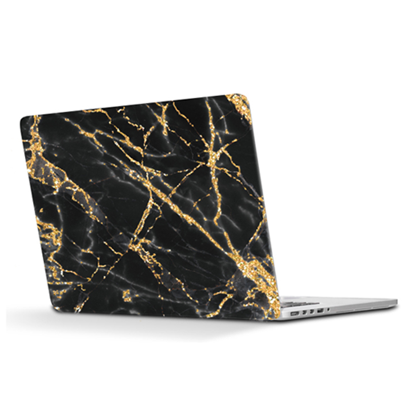 Mac Book Air 13 дюймов Чехол блестящий Мраморный с золотым блеском ноутбук чехол-накладка на заднюю крышку для Macbook Air Pro
