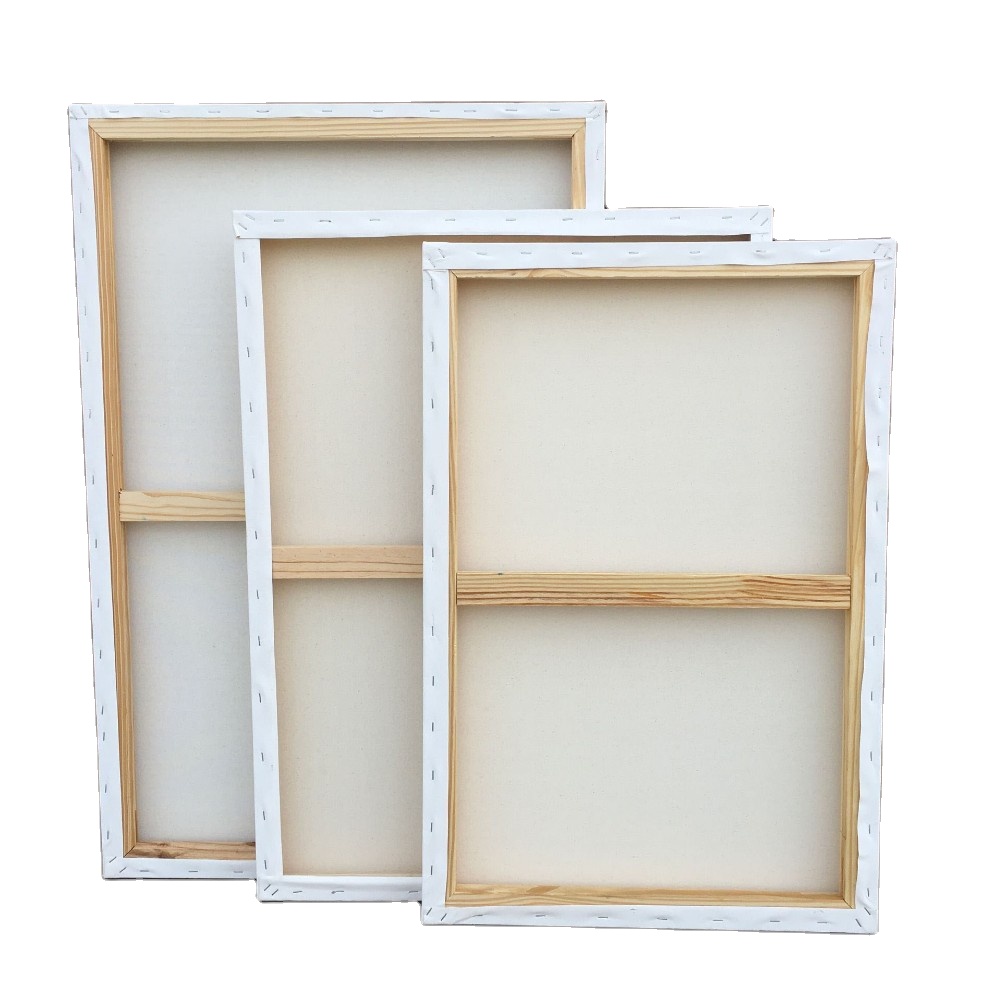 Gallery large canvases blank stretched canvas with wood frame