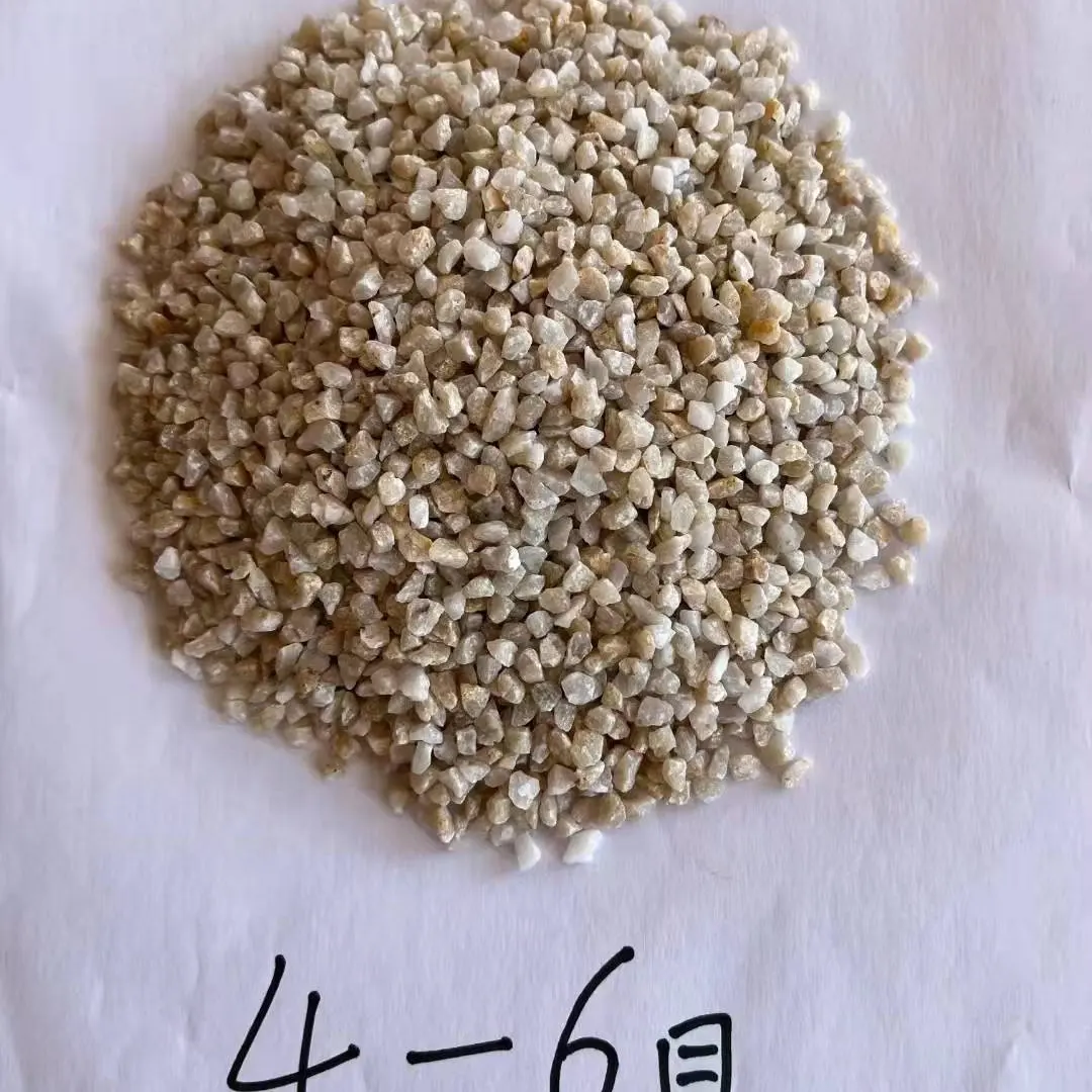 natural silica sand/quartz sand with different size