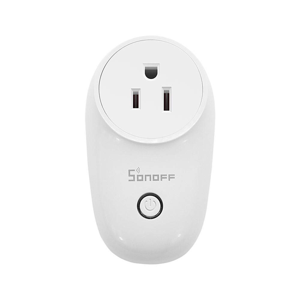 Интеллектуальный выключатель света Sonoff S26 нам умная розетка Wi-Fi беспроводной пульт дистанционного управления, совместимый с Alexa, управлять своими устройствами из любого места через приложение