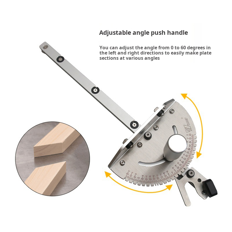 Push Ruler Slide Table Saw Multifunctional Accurate and Durable DIY Woodworking Machinery Equipment Accessories