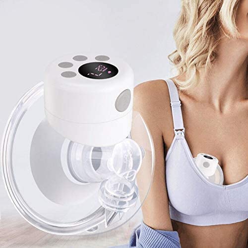 Hands-Free Электрический молокоотсос переносной молокоотсосы с 2 режимов 9 уровней дисплей с жидкокристаллическим дисплеем