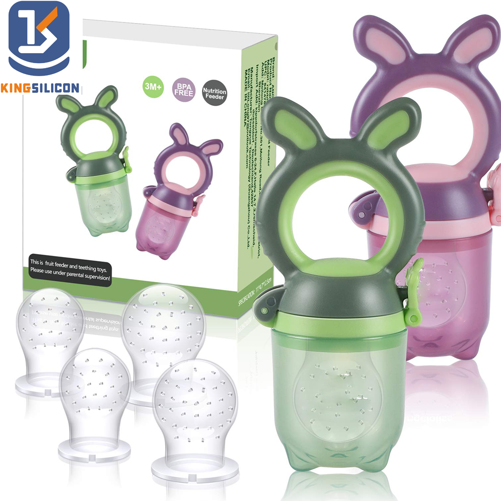 BPA free Baby Food feeder pacifer teething toy teether for 3-24 Months Toddlers and kids