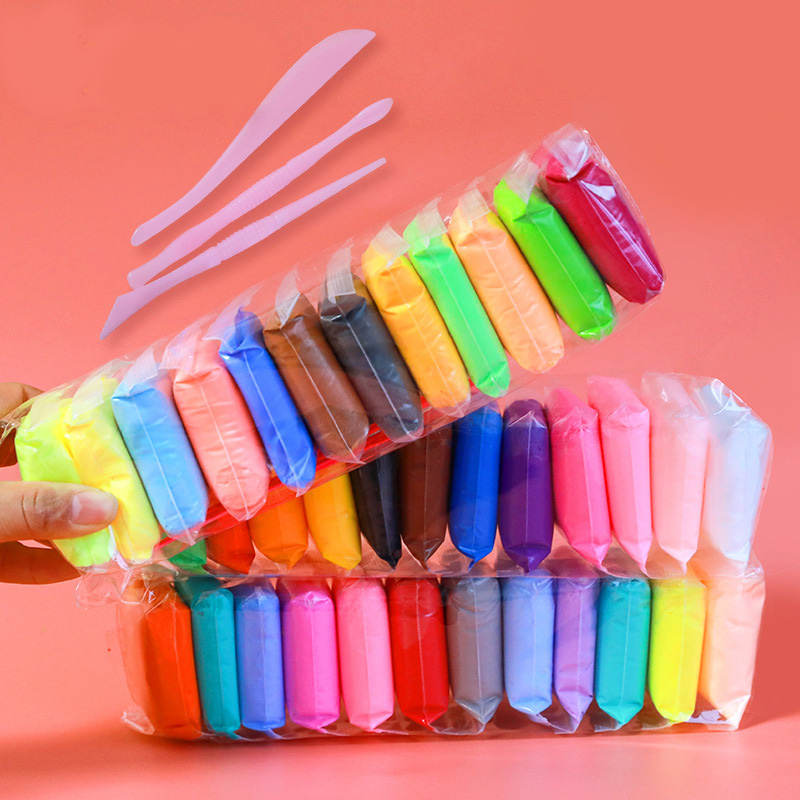 Children Toys Polymer Air Dry Clay Super Light Mud Nontoxic Kids Educational Modeling Clay Plasticine Clay For Kid