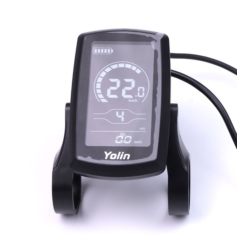 EMC/CE/ROHS YL-80C 36V/48V Waterproof IP65 Other Electric Bicycle Parts E Bike Control Panel Display LCD Screen