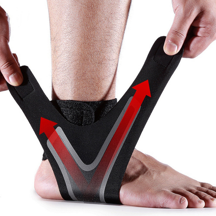 DAVI Wholesale Neoprene Polyester Ankle Brace Support Stabilizer Ankle Foot Orthosis Brace