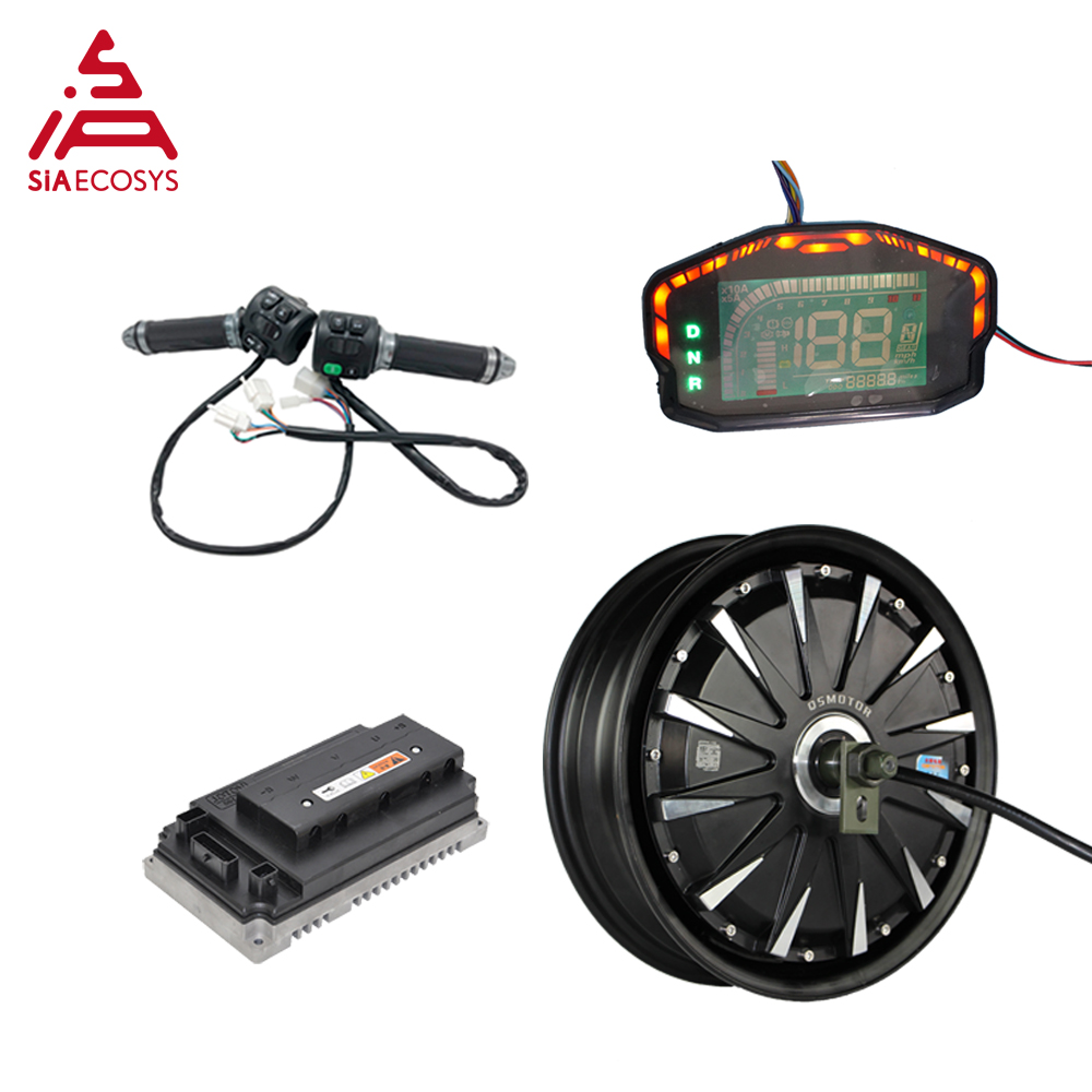 QSMOTOR, 12 дюймов, 3000 Вт, 72 в, 70 км/ч, втулка двигателя с комплектами EM72100SP