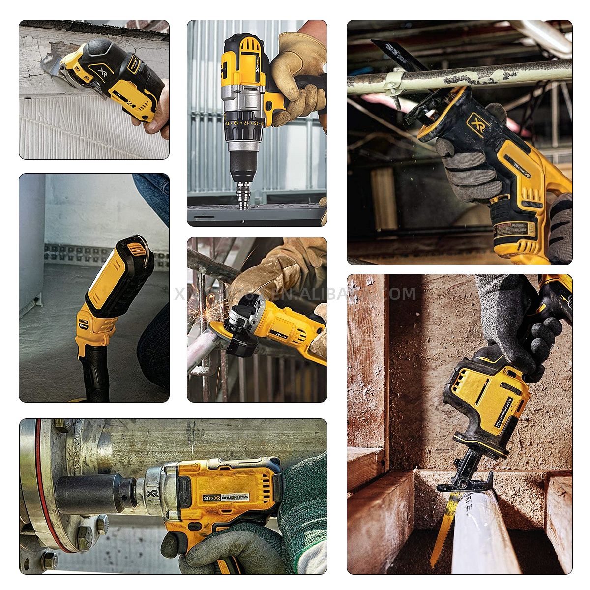 Горячая замена для электроинструмента Dewalt, батарея DCB200 DCB201 DCB205 для Dewalt 20 в, 6,0 Ач