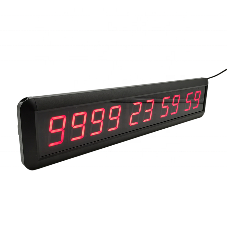 1,8 дюймов, 9999 дней, цифровой таймер обратного отсчета для тренажерного зала, настенные часы, цифровые часы обратного отсчета