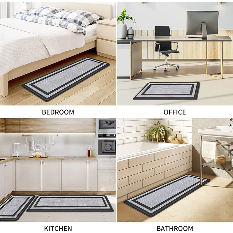 Latest Sheepmats 2021 Ergonomic Comfort Standing Desk Mat Anti Fatigue Washable Pvc Kitchen Floor Mat For Kitchen