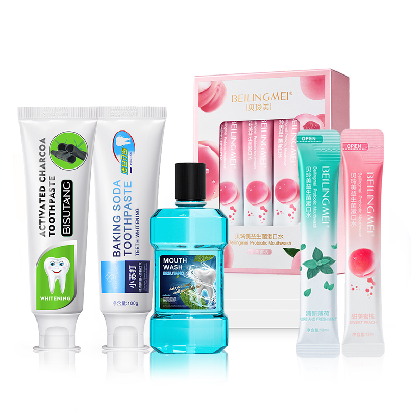 private label toothpaste oem natural organic fluoride free fresh mint baking soda teeth whitening bamboo charcoal toothpaste