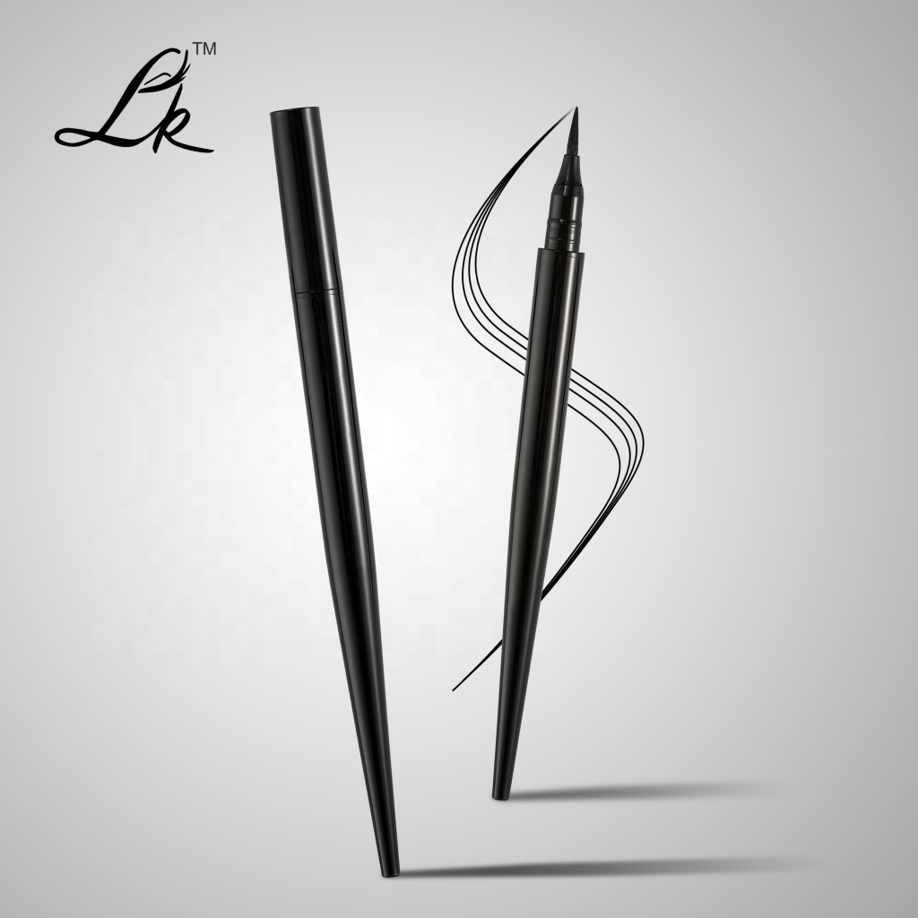 Long Lasting Waterproof Vegan Matte Liquid Eyeliner Pen Quick-Dry Mineral Eye Makeup in Black and Brown Labelled as Eye Liner