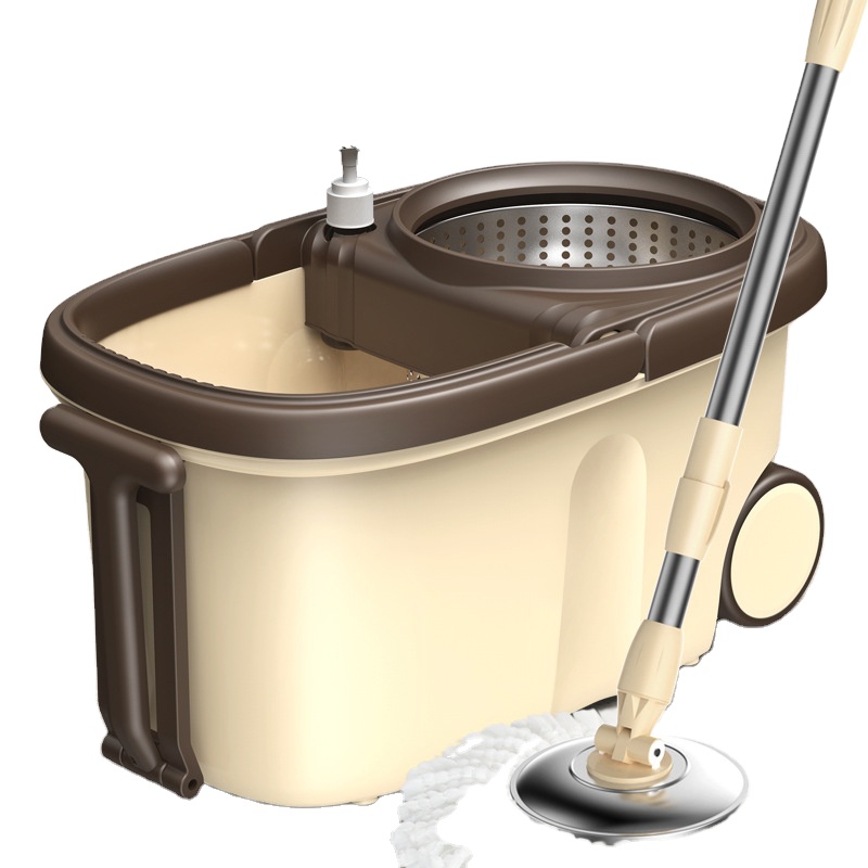And With Wheels Supplier Magic Mop Floor Cleane Disposable Mops Spin Bucket 360 Household Commercial Degree Rotating Of Mop