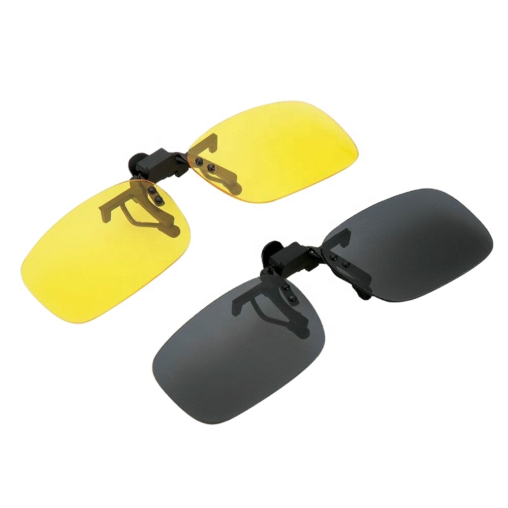 2020 Hot Sale Car Driver Anti-UVA UVB Polarized Sun Glasses Driving Night Vision Lens Clip On Sunglasses Interior Accessories