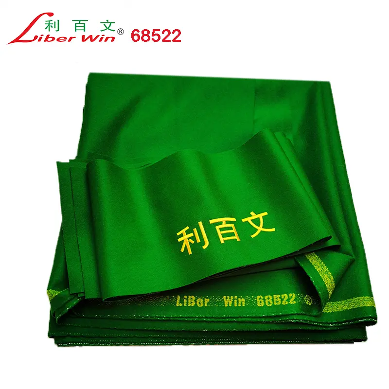 Yalemei Textile Liberwin brand 68522 snooker and pool table cloth napped felt