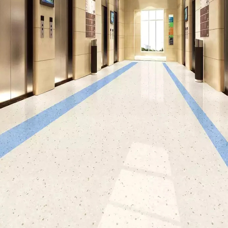 Wholesale Interior Waterproof Wear Resistant Plastic Pvc Floor Roll Homogeneous Vinyl Flooring For Hospital