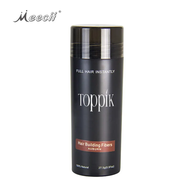 TOPPIK Private Label 27.5G Hair Loss Treatment Fibre Fully Keratin Hair Building Fiber Powder
